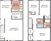3BR/2BA