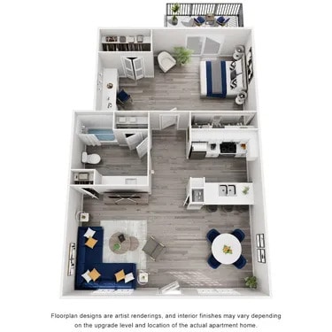 A2 - The Ashley at Bluffview Apartments