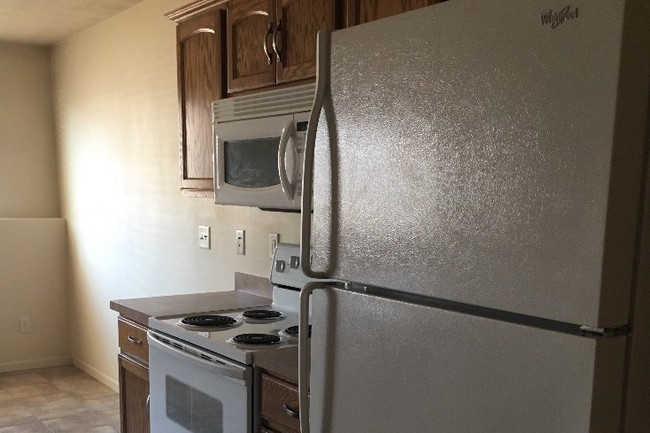 Built in microwave and stove - 114 W Duke St Apartment Unit 206