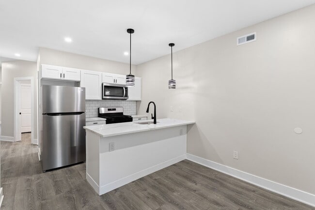 Unit 1 kitchen/living area - 811 S 56th St Unit #1