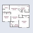 2BR/1BA