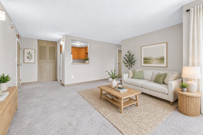 Inviting Living Area at Musicians Towers