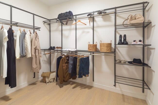 Built-in Elfa closets*