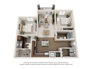 Dos habitaciones, dos baños