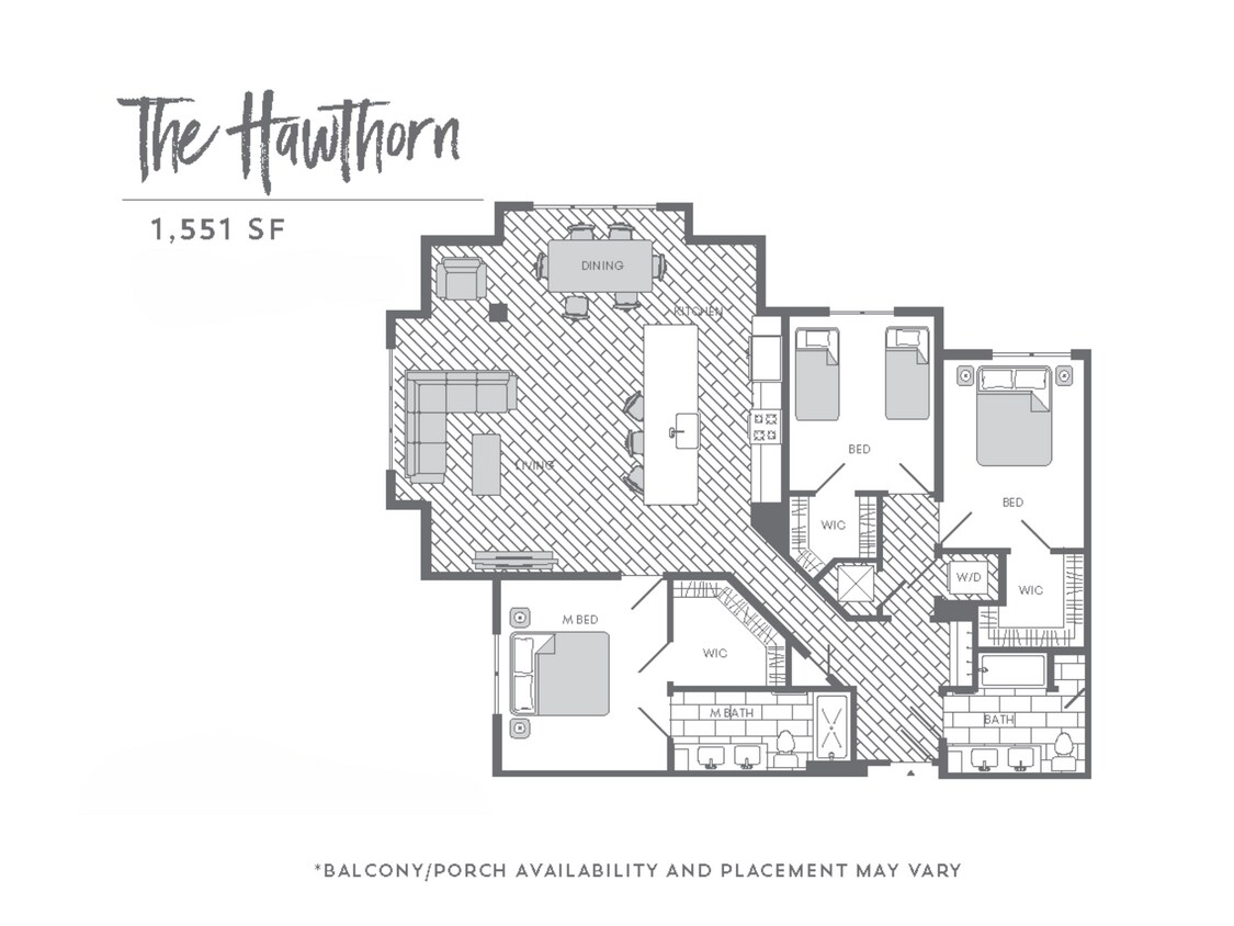 Floor Plan - The Hawthorn