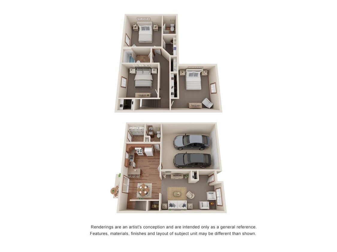 Floor Plan - 3 Bed | 2.5 Bath 2-Story