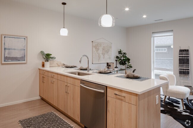 1BR, 1BA - 698SF - The Arboretum