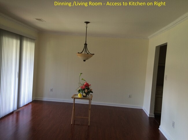 Dining Room - Kitchen on R - L6 Twin Rivers Dr N Unit L-6