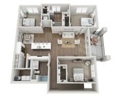 Floor Plan 3D | Seasons at Franklin | Apartments in Franklin, WI