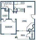 1BR/1BA