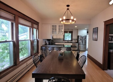 Dining room and kitchen - 1121 6th St S House