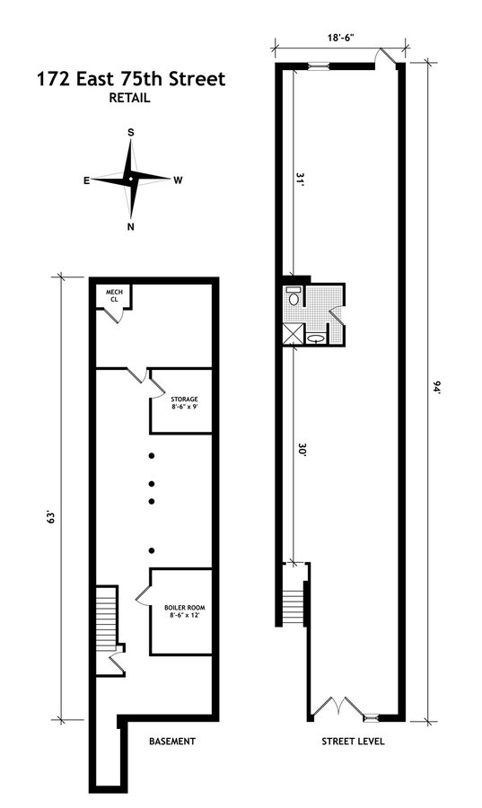 Retail space - 172 E 75th St