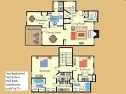 2BR/2.5BA