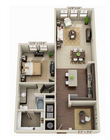 1 Bedroom | 1 Bath | 953 SF