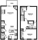 2BR/1.5BA