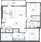 B2 floor plan The Stafford