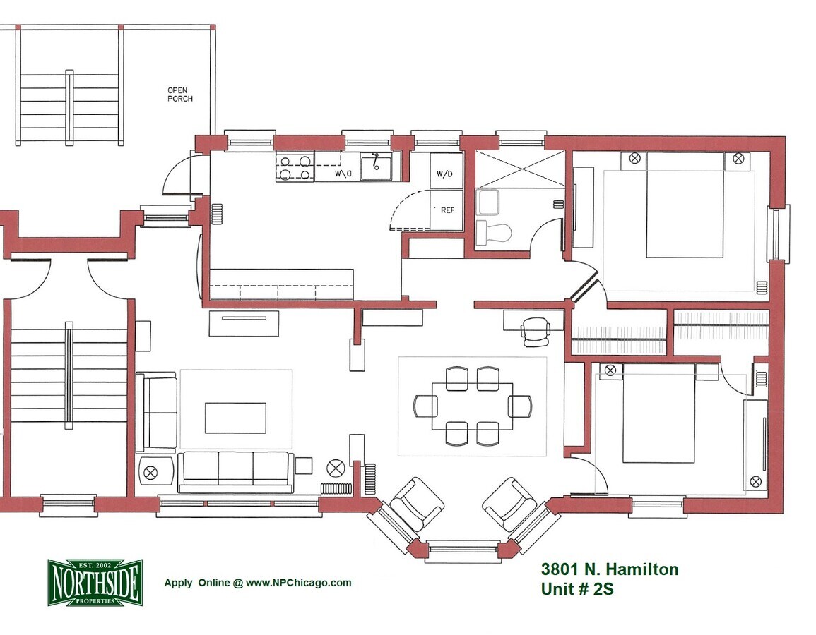 Photo - 3801-3805 N Hamilton Ave Unit 2S