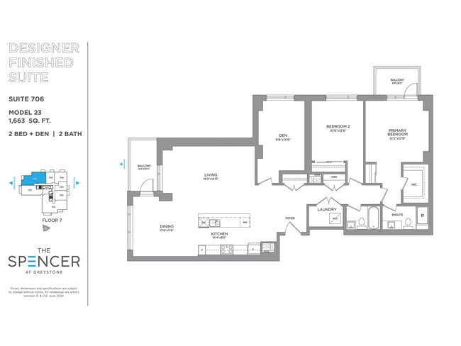 Building Photo - Suite 706 - The Spencer At Greystone Unit 706