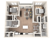2 bedroom 2 bathroom