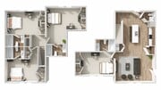 D1: 4BD | 4.5BA | 1748 SF