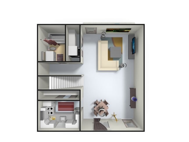 1bd-1-ba-loft-1st-fl 3-D