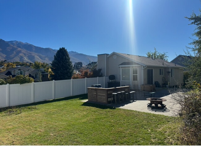 Yard bar/fire pit may be purchased from tenants - 1997 N 1250 E