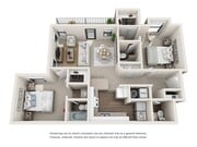 2 Bedroom | 2.5 Bath | 1055 SF