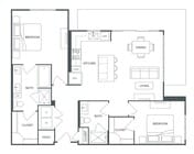 B3.2: 2bed 2bath