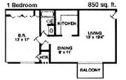 1BR/1BA