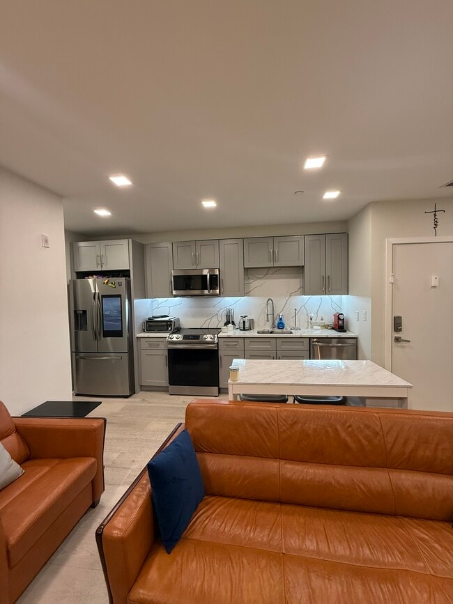 Living Room + Kitchen - 1355 Bryant St NE Unit 4