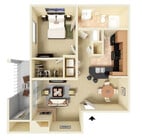A1R floor plan Presley Oaks