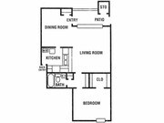 1BR/1BA