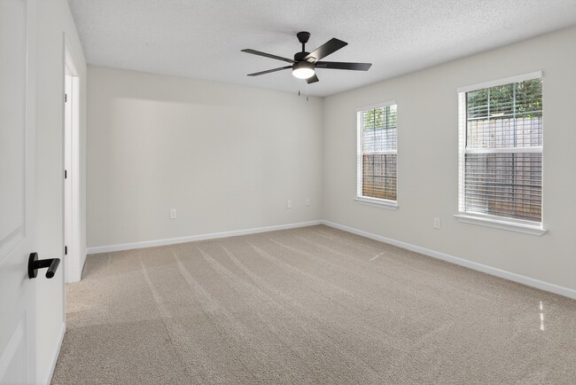 Spacious bedrooms