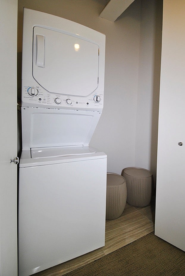 All Homes Feature In-unit Washer Dryer