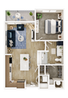 Explore a chic urban living space designed for modern comfort and style.