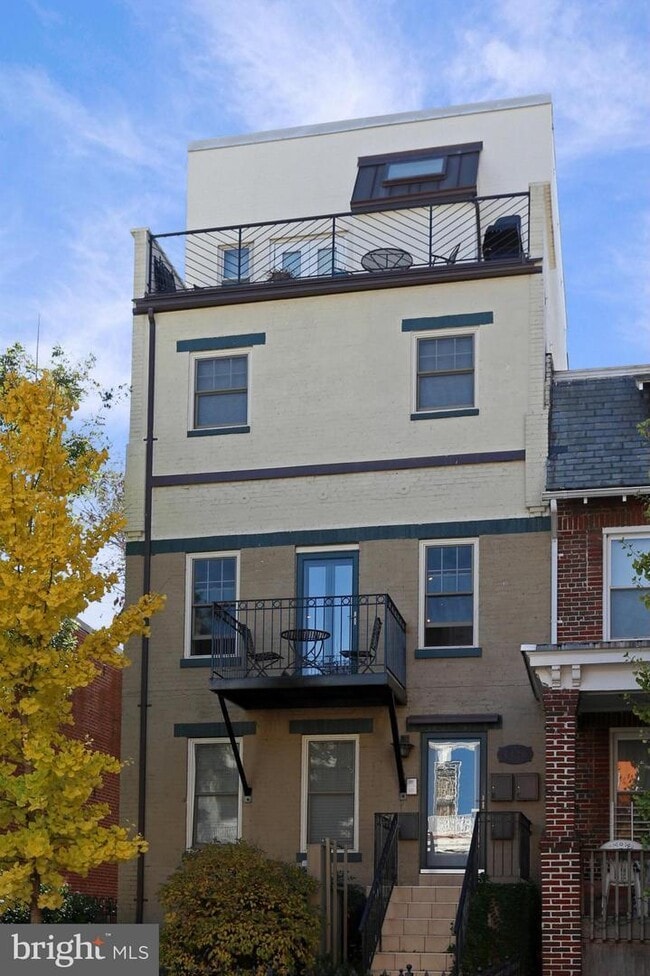 Building Font - Unit Balcony - 1428 Monroe St NW Condo Unit B