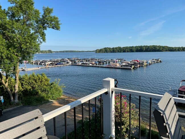 View from your private deck - 402 E Lake St Condo Unit 402