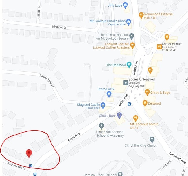 1 block from Mt Lookout Square - 769 Delta Ave Unit 769