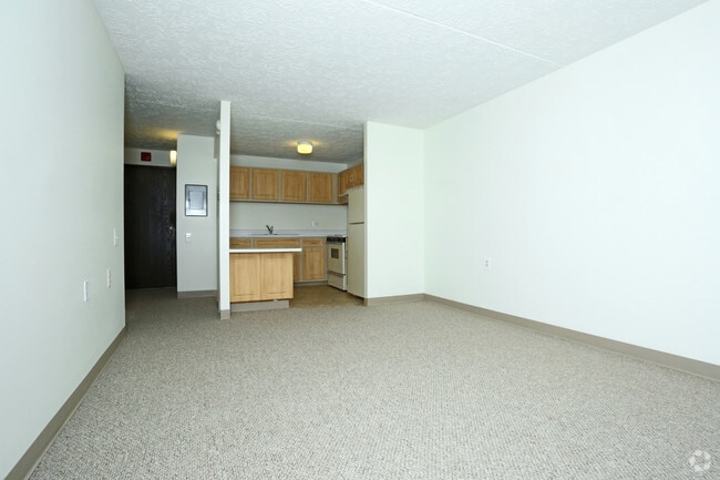 1 Bedroom - Living Room - Wayne Tower Senior Apartments