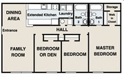 3BR/2BA