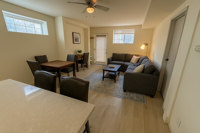 Staged w furniture - 5214 Woodlawn Ave N Unit #B