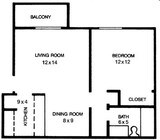 1BR/1BA