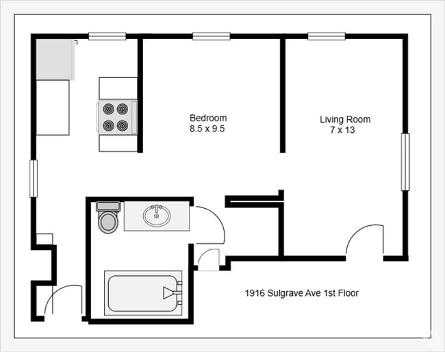 Building Photo - 1916 Sulgrave Ave Unit 1st Floor Rental