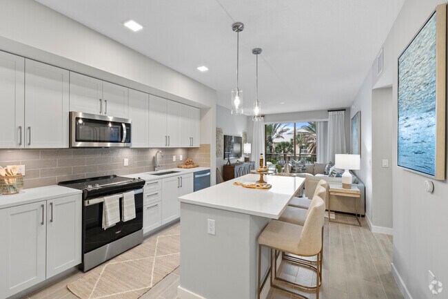 2BR, 2BA B1 Kitchen/Living