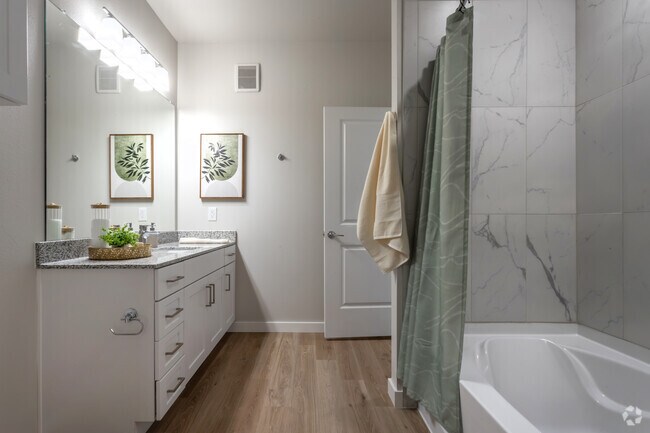 1BR, 1BA - 750SF - Bathroom
