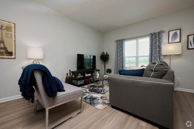 3 BR, 2.5 BA -1400 SF Living Room.
