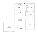 The-Aven-A3C+STUDY-1BR-1035sf