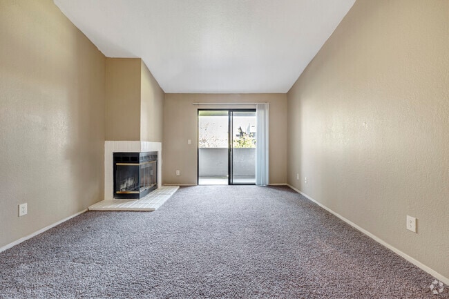 View of living room from breakfast nook