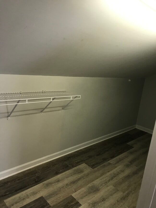 walk in closet for the 2 bedroom unit