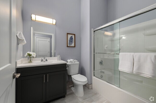 2BR, 2BA-Full Bath